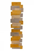 Běhoun Abstract Collage Ochre/Natural