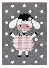 Dětský kusový koberec Petit Dolly sheep grey