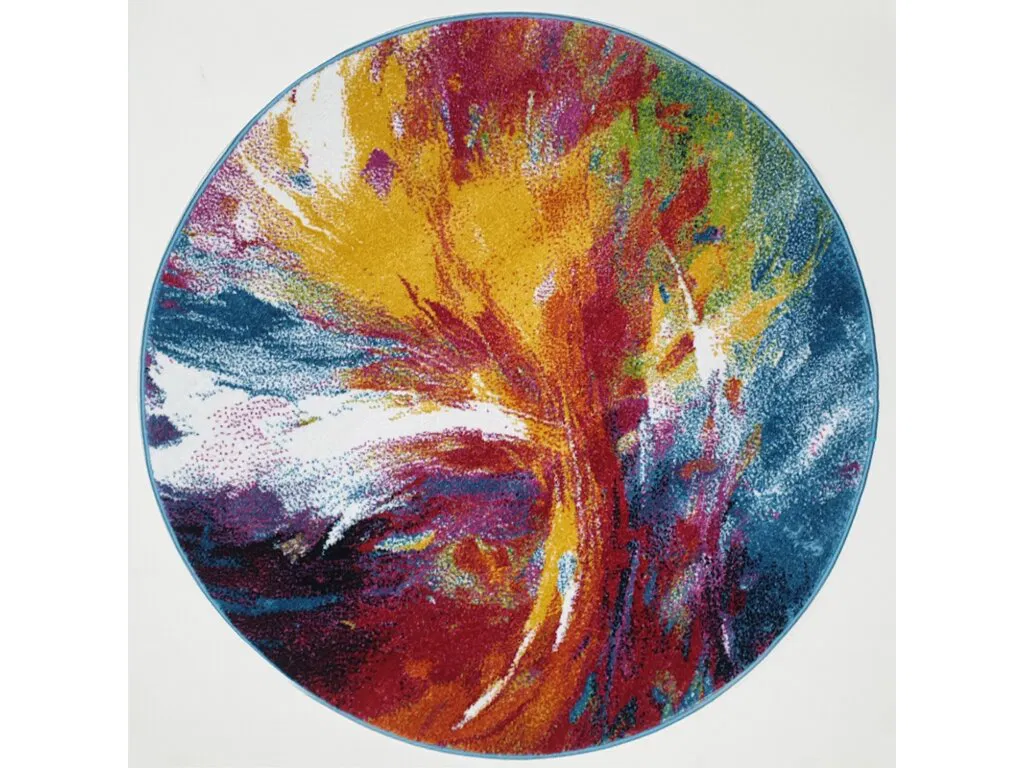 Fantasy - kruh / 814-61 Lila-blue