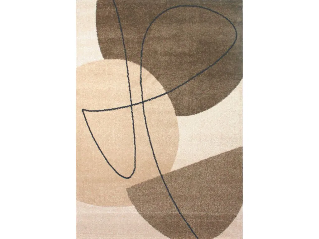 Kusový koberec Achat / 550-43 Dk. Beige - beige