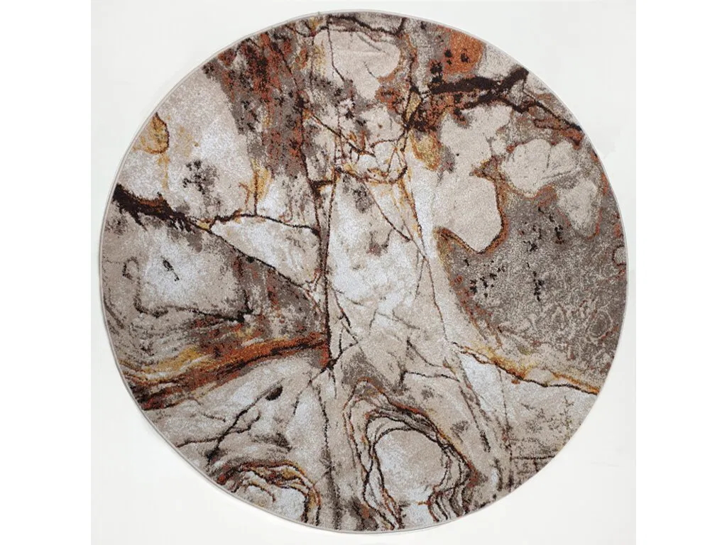 Kusový koberec Achat - kruh / 013-34 Beige