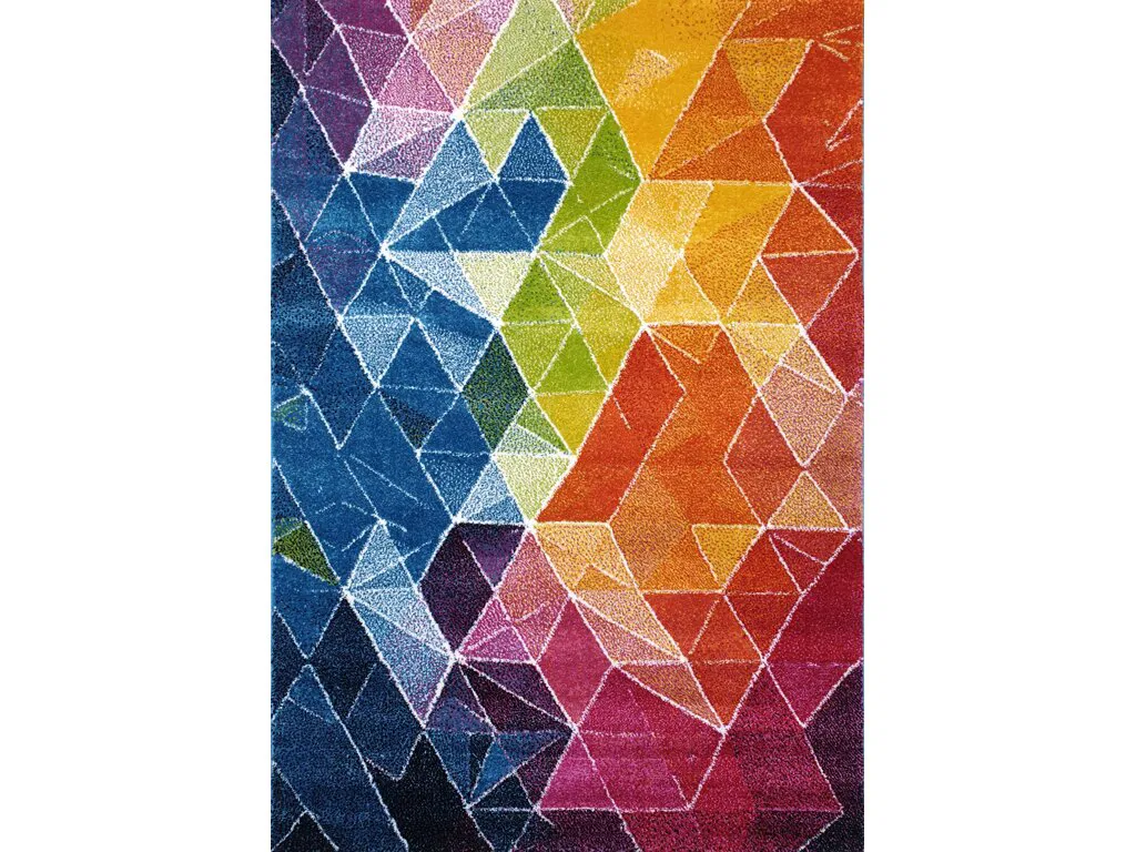 Kusový koberec Fantasy / 835-17 Blue-yellow