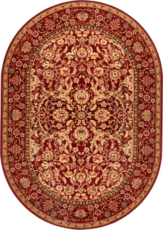 Kusový koberec Stolnik rubin ovál